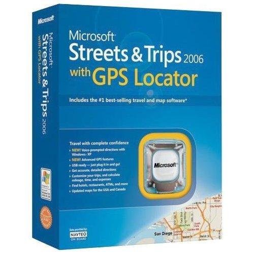 Microsoft Streets and Trips 2006 With GPS Locator[Old Version]