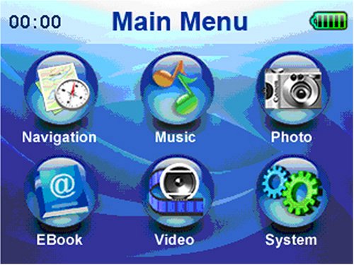 Maxx Digital PN3500 Explorer II Portable GPS System with Personal Media Player for MP3/Photo Viewer/MPEG4 Movies