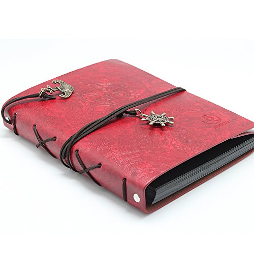 XDOBOÂ® High Quality Photo Album, Wedding DIY Self-adhesive Albums, Perfect Way to Store and Present Your Photos,. (Red)