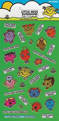 Little Miss (Sunshine) - Fun Foiled Stickers (Reusable)