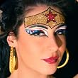 Wonderous Glitter Eyes Wonder Woman American Flag Makeup Xotic Eyes