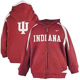 Nike Indiana Hoosiers Crimson Youth Interception Full Zip Hoody Sweatshirt