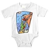Onesie with human, body, individuals, individual, persons, ship, humans, people, woman, waving, person, goodbye, cruise, vacation