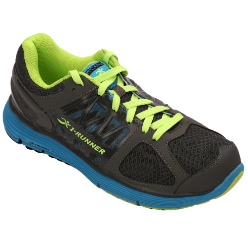 Hylan iRunner Ross Men's Therapeutic Athletic Extra Depth Shoe Leather-and-Mesh Lace