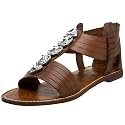 Sam Edelman Women's Galina Chunky Faceted Jewel T-Strap Sandal