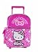 Hello Kitty Small Rolling BackPack - Sanrio Hello Kitty Small Rolling School Bag