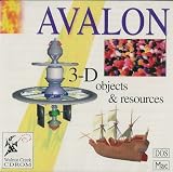 Avalon 3D Objects & Resources CD-ROM Dos/Mac