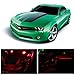 LEDpartsNow LED Interior Lights Accessories Package Replacement Kit for 2010-2015 Chevy Camaro (4 Bulbs), RED