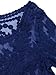 Choies Women's Cotton Blend Lace Plain Long Sleeve Round Neck Loose Blouse