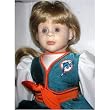 NFL Miami Dolphins Football 20" Vinyl Cheerleader Doll Caroline