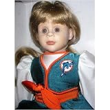 NFL Miami Dolphins Football 20 Vinyl Cheerleader Doll * Caroline