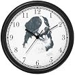 Bernese Mountain Dog (MS) Wall Clock by WatchBuddy Timepieces (Slate Blue Frame)