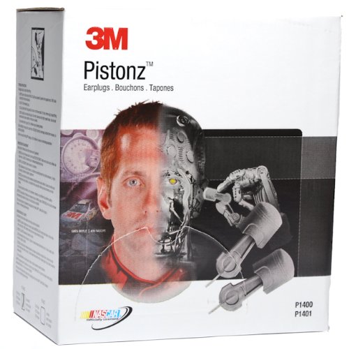 3M Pistonz Earplugs Uncorded 100/box