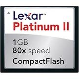 Lexar 1GB Platinum II 80X Compact Flash CF1GB-80-664