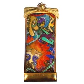 Mardi Gras Art Wall Fountain