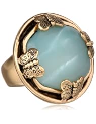 Barse Amazonite Multi Butterfly Ring