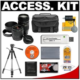 Click here to buy Accessory Kit for Canon EOS 5D, 20D, 30D, 40D and 50D Digital SLR Camera with Tamron AF... by Tamron.