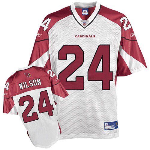 Reebok Arizona Cardinals Adrian Wilson Replica White Jersey Large