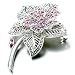 Pugster Dazzling Swarovski Crystal Flower Brooch Gifts
