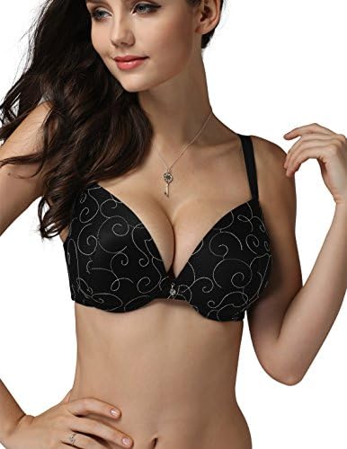 Rose Lady 60730 Women's Plus Size Bra Unpadded Underwire Embroidery Bra