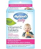 Hyland's Baby Vitamin C Quick Dissolving Tablets, Dietary Supplement with Natural Flavor, 125 Count