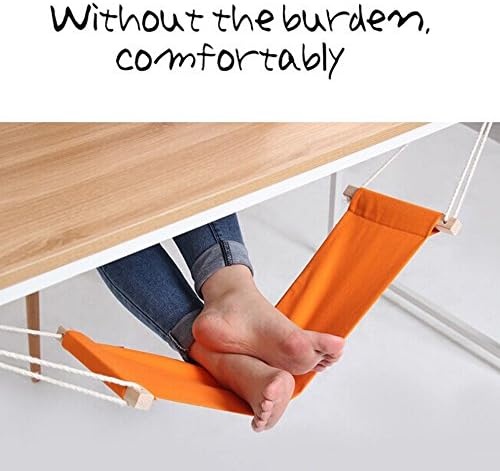 Zokop Foot Rest Stand Office Desk Feet Hammock Mini Portable Adjustable, Put your foot up on the hammock under the desk comfortable for Your