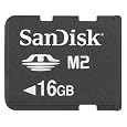 Sandisk 16GB M2 Memory Stick Micro (SDMSM2-016G-K, Bulk Package)