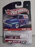 HOT WHEELS DELIVERY SLICK RIDES RED QUAKER STATE '64 GMC PANEL w/ REAL RIDERS & METAL BODY. #34 OF 34