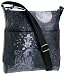 Icon Handbags Midnight Cowgirl Messenger Bag,Black,one size