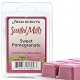 2-Pack EcoScents Scented Wax Melts - Sweet Pomegranate - Maximum scent load delivering 120+ hours of fragrance. Flat rate shipping $1.99 for your entire EcoScents order!