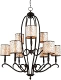 Quoizel ANS5009NE Anson 9 Light Chain Hung Chandelier