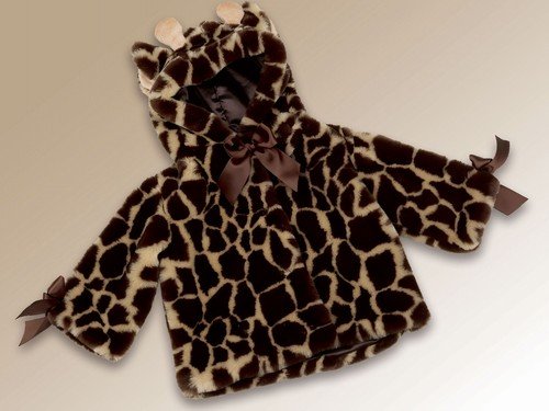 Bearington Baby Giraffe Couture Series: Giraffe Couture Hooded Coat (12-24 months)