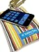 * SPECIAL SALE * Yukiko Sato * C3L & HS Santa Monica Stripes of CHIBI TESAGE Style 3, iPod, iPhone Holders Cases, Passport Pocket