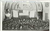 Postcard Reprint University of Illinois Band, Champaign, Ill. 1917-
