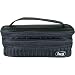 Midgnight Black Lug Double Decker Cosmetic Pouch - Hold it in style