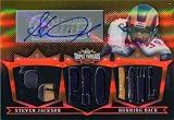 Steven Jackson Autographed/Hand Signed 2007 Topps Triple Threads Jersey Card
