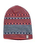 Icebreaker Merino Gorro Lana Atom (Gris / Coral)