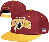 Mitchell and Ness Washington Redskins Flat Brim Snap Back Hat Adjustable