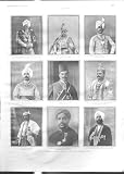 12 DISTINGUISHED INDIAN CORONATION GUESTS 1902