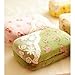 Piggy2gether - Cute Sweet Flower Lace Contact Lens Case Contact Lens Box (8*5*3cm)