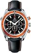 Omega Men's Seamaster Planet Ocean Automatic Chronograph Black Strap Watch #2918.50.82