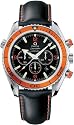 Omega Men's Seamaster Planet Ocean Automatic Chronograph Black Strap Watch #2918.50.82