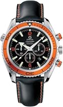 Omega Men's Seamaster Planet Ocean Automatic Chronograph Black Strap Watch #2918.50.82