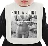 Roll A Joint Sexy Girl ネクタイを有する有機ビブ Medium