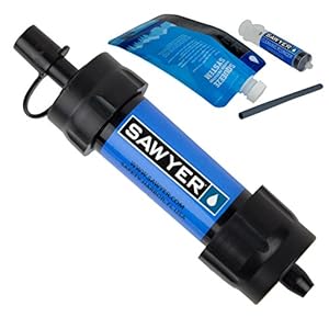 Sawyer Products SP128 Mini Water Filtration System, Single, Blue