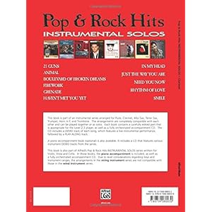 Pop & Rock Hits Instrumental Solos: Clarinet, Book & CD (Pop Instrumental Solo Series)