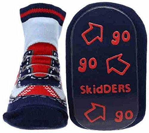 Skidders Cool Navy Sneaker Socks for Boys