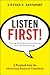 Listen First!: Turning Social Media Conversations Into Business Advantage Image of Listen First!: Turning Social Media Conversations Into Business Advantage