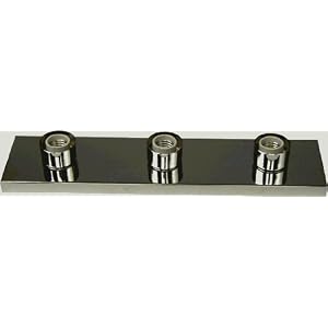 Craftmade 13018CH3 Flatware Three Light Bathroom Vanity Light Strip in Chrome by Craftmade