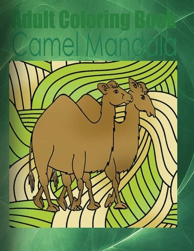 Adult Coloring Book Camel Mandala